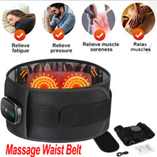 Massage Waist Belt Electric Infrared Heated with Back Support Vibration Massager