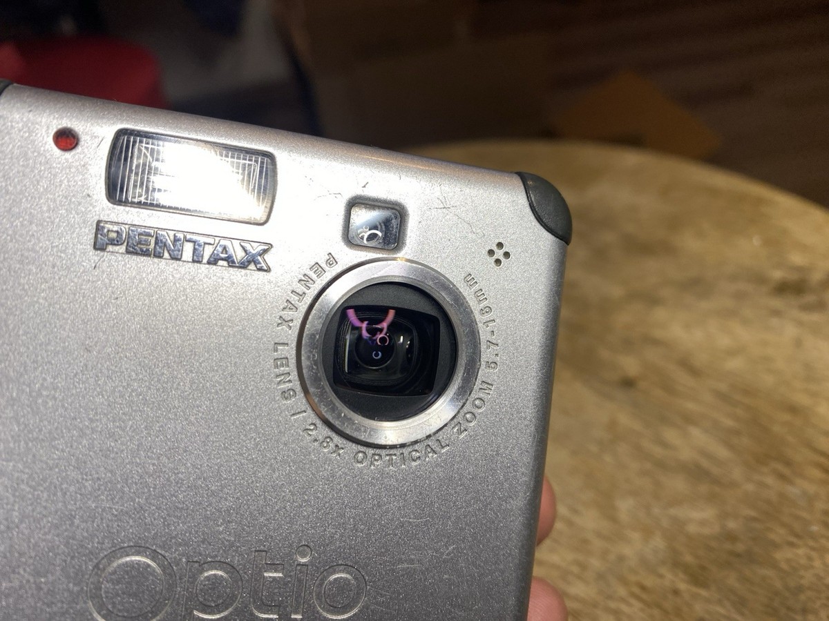 PENTAX Pentax Optio 33WR 3.2 MP Digital Camera - Silver TESTED