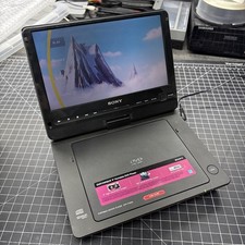 Sony DVP-FX930 Portable DVD Player 9" Tested  Working. Battery as-is