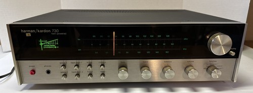Harman Kardon 730 Twin Powered Stereo Receiver Vintage 1970s Tested Works
