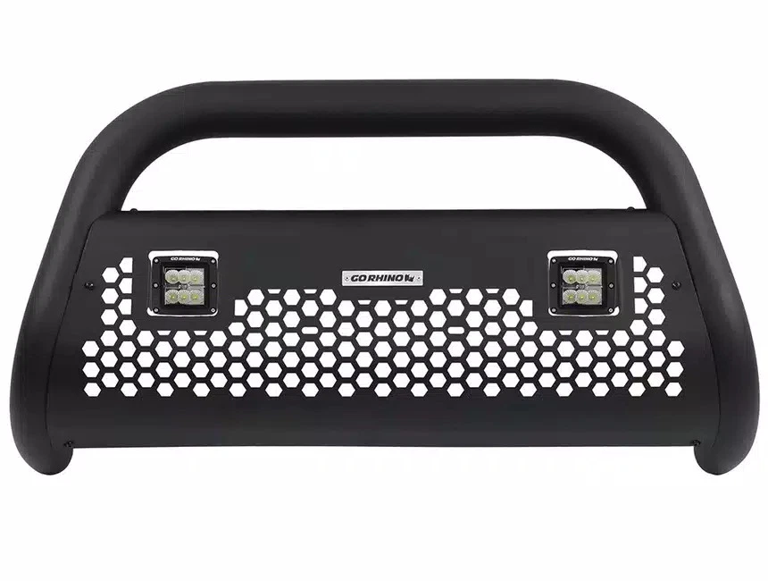 Go Rhino Charger RC2 LR Bull Bar w/Light Bar CutOut Fits 10-18 Ram 2500/3500 - Image 3 of 4