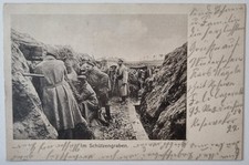 AK - Foto - Deutsche Soldaten im Schützengraben - 1.WK - 1.WK / WW1 - 1914/18