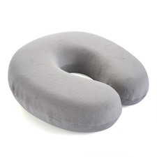 Memory Foam U Shaped Travel Sleep Pillow Head Back Neck Support Cushion Black US