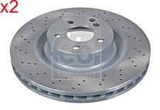 2X Bremsscheibe Vorderachse F&uuml;r MERCEDES C216 R230 S211 W211 W216 2214211112