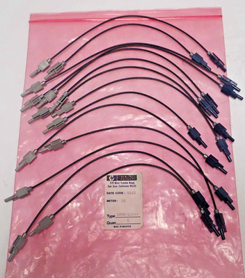 HP HFBR-QLS010 VERSATILE LINK V-PIN FIBER PATCH CORDS LOT OF 14 ASSORTED LENGTHS