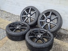 🌟Genuine Mercedes 18 inch staggered alloy wheels with MATCHING TYRES