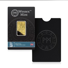 Wessex Mint 1/1000th oz 0.0311g Britannia Gold Bullion Bar x 1