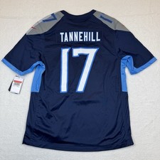 Ryan Tannehill Tennessee Titans Jersey Nike On Field Men’s Large L NFL Navy #17