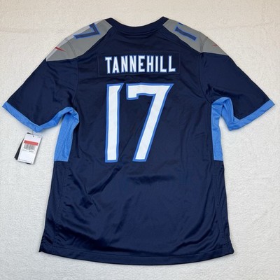 Ryan Tannehill Tennessee Titans Jersey Nike On Field Men s Large L NFL Navy #17