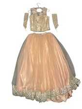 Quinceañera Pink Dress With Top And Sleeves | Quince 15 Party Vestido Rosado