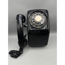 Vintage Automatic Electric Co Type 90 Rotary Dial Wall Phone Side Saddle AECO