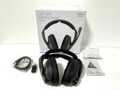 used EPOS Sennheiser GSP 370 Wireless Gaming Headset Black Tested Japan