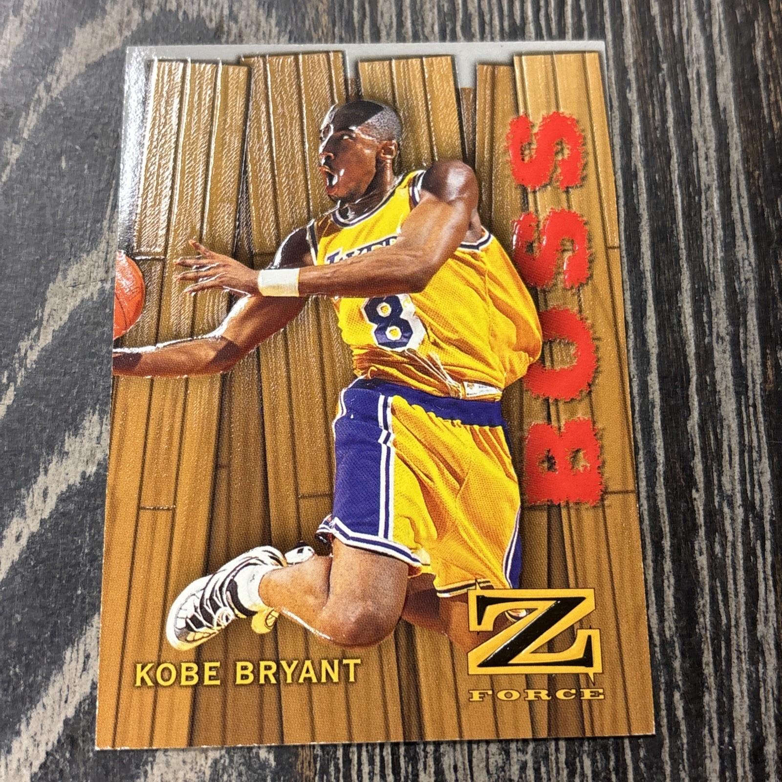 1997-98 Skybox Z-Force Boss Insert 3 Kobe Bryant Lakers