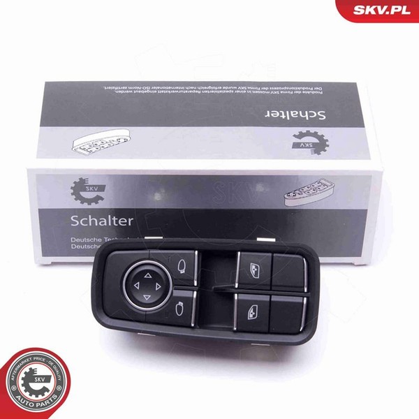 Esen SKV Fensterheberschalter Fahrerseitig Passend FüR Porsche 911 | 37SKV100-image