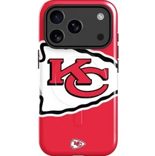 NFL Kansas City Chiefs Large Logo iPhone 13 - 17 Pro Max Magsafe Impact Case