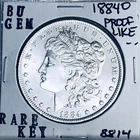 1884 O BU GEM MORGAN SILVER DOLLAR UNC MS+++ U.S. MINT RARE COIN 8814