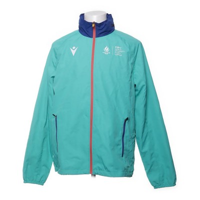 Macron, Regenjacke, Herren, Größe: L, Blau/Grün/Orange, Polyester #sfN
