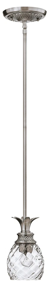 Hinkley Lighting H5317 Plantation 1 Light 5"W Pineapple Mini - Nickel - Image 3 of 4