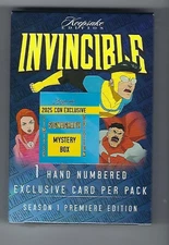 Invincible NYCC 2025 Keepsake Edition, 1 Hand Numbered Exclusive Card Per Pack