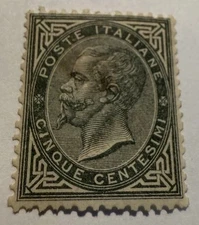 Italy  Stamp #28 New, Cv 5,850, Thin In A Spot Possibly Repaired.