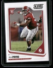 2018 Score - Rookies Daron Payne #414 Scorecard (RC)  FAST SHIPPING BUY 5 GET 5 