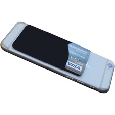 Adhesive Cell Phone Wallet Stick On Card Holder Sleeve for iPhone Android Phones