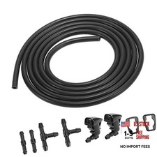 Windshield Washer Nozzles with 2pcs Connectors 8S4Z-17603-AA 2 Meters