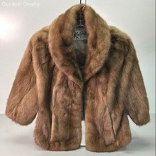 Vintage Kalin's Sioux City Iowa Mink Fur Stole / Shawl