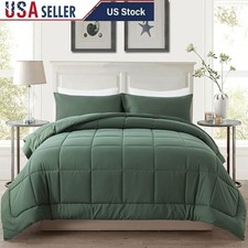 Comforter Set Microfiber Down Alternative Twin XL Quilt Soft Bedding All Season