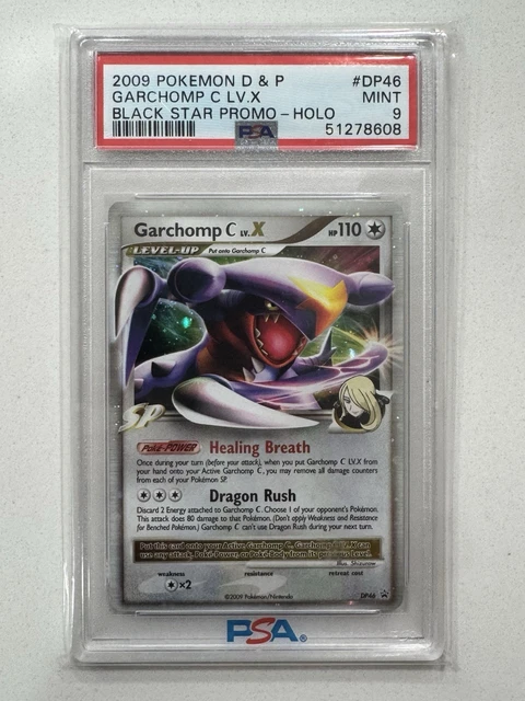 Pokemon Garchomp C LV.X Black Star Promo DP46 Holo PSA 9 Mint RARE LOW POP CLEAN
