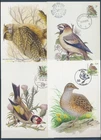 XE60221 Belgium 1985 -2006 animals fauna flora birds maxicards used