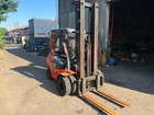 Toyota 7FGF25 25 ton 2500kg 6500mm reach fork lift truck petrol and lpg