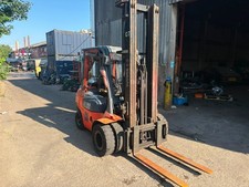 Toyota 7FGF25 2.5 ton 2500kg 6500mm reach fork lift truck petrol and lpg