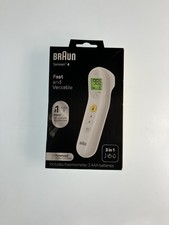 Braun No Touch 3-in-1 Thermometer Forehead Liquid Food Temperature BNT100USV2