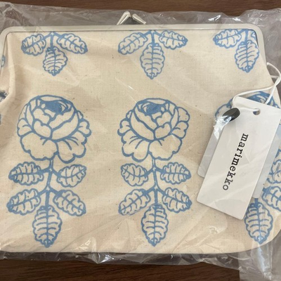#ad #ad Marimekko Light Blue Pouch Regular or Used Northern Europe Accessories $99.99
