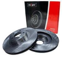 2X Maxgear Bremsschebeiben 294Mm BelÜFtet Vorne Hinten Passend FÜR