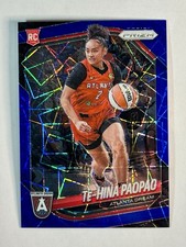 WNBA 2025 Prizm Te-Hina Paopao RC ~Blue Velocity Prizm~ #61 Atlanta Dream