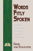 Words Fitly Spoken David Von Schlichten Taschenbuch Kartoniert / Broschiert 2008