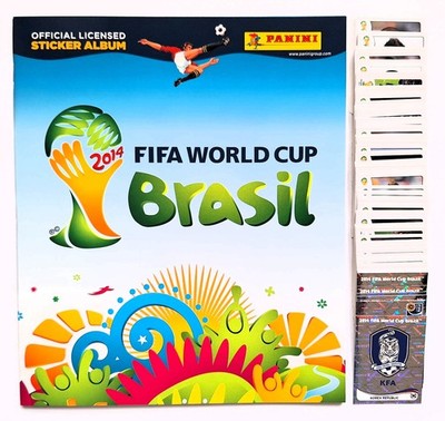 Panini World Cup 2014 Brasilien - Leeralbum + 130 verschiedene Sticker WM TOP