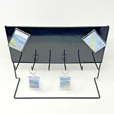 6 Hook & Fridge Magnet Retail Counter Top Display Stand - 27cm x 33.5cm