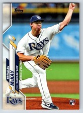 #U-60 Brendan McKay, Tampa Bay Rays - RC 2020 Topps Update Rookie Debut Base