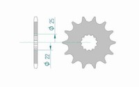 Yamaha Wrz 250 400 450 / YZ 426 / YFZ YZF 450 - Zahntrieb 13 ZäHne / 27500-