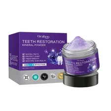Dental restoration mineral powder, mineral tooth powder, teeth whitening US HOT
