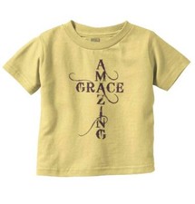 Amazing Grace Religious Christian Jesus God Girls Toddler Kids Youth T Shirt