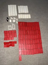 Vintage Lot Of 100+ American Bricks Halsam Elgo And More