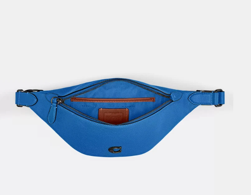 BORSA CINTURA COACH CHARTER NUOVA CON ETICHETTE 7 PELLE CP402 VITA MARSUPIO BORSA A TRACOLLA