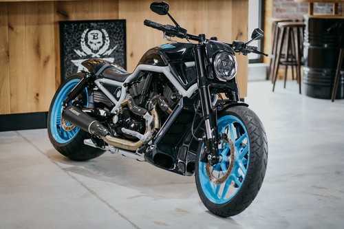 LED SCHEINWERFER V-Rod mit ECE Zeichen Harley Davidson V Rod VROD Night Rod Musc