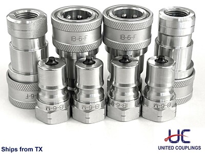 Trapano Odontotecnico Set Di Accoppiamenti Idraulici Rapidi 3/4 NPT - Conformi ISO 7241-B, Per Disconnessione Veloce Accoppiatore Idraulico Rapido - Foto 5