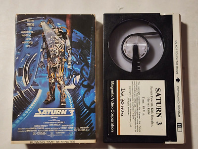 SATURN 3 BETA BETAMAX TAPE IN BOX KIRK DOUGLAS FARRAH FAWCETT MAGNETIC VIDEO