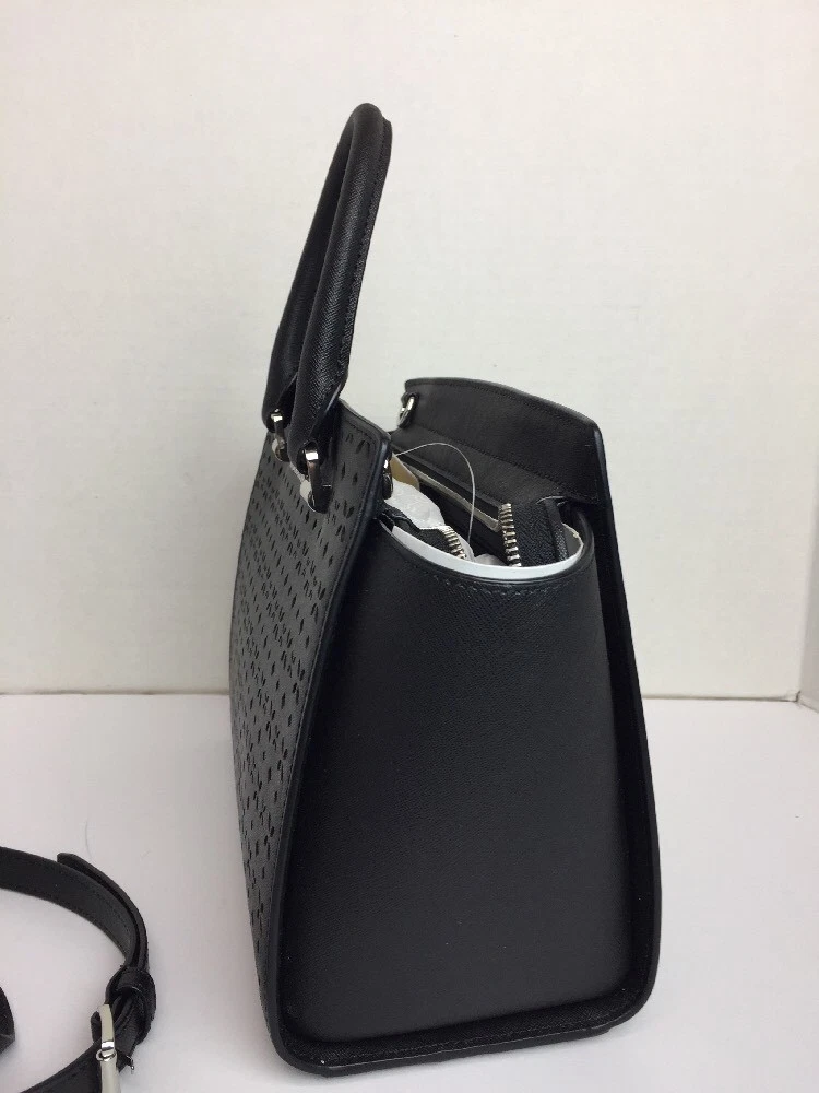 Michael kors selma hotsell medium satchel black
